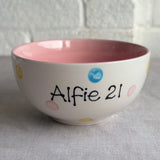 Personalised Spotty Dotty Cereal Bowl