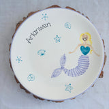 Mermaid Dreams Personalised Plate/ Cereal bowl/ Mug/ Egg cup