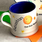 Personalised Planets Plate/ Cereal Bowl/ Mug
