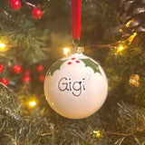 Personalised Classic Christmas Bauble