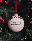 Personalised Classic Christmas Bauble