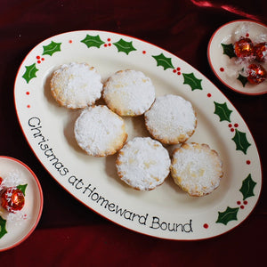 Classic Christmas Oval Serving Platter