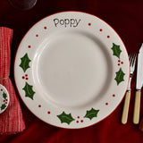 Classic Christmas Personalised Dinner Plate