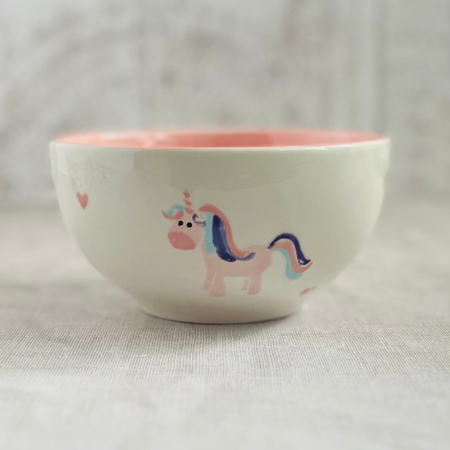 Personalised Unicorn Cereal Bowl