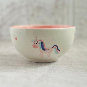 Personalised Unicorn Cereal Bowl