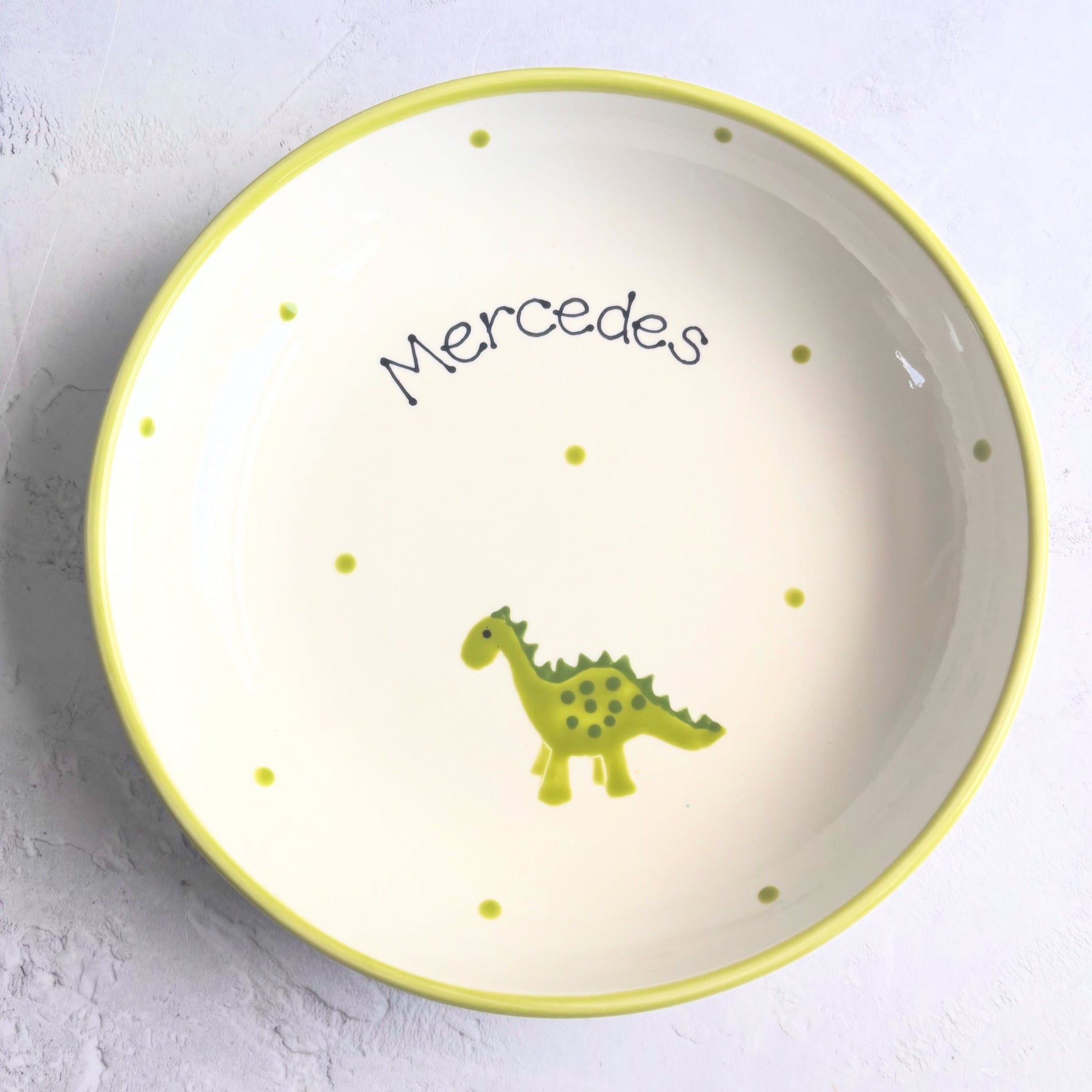 Personalised Dinosaur Pasta Bowl