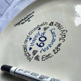 Personalised Anniversary Signature Platter