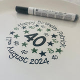 Personalised Birthday Signature Platter
