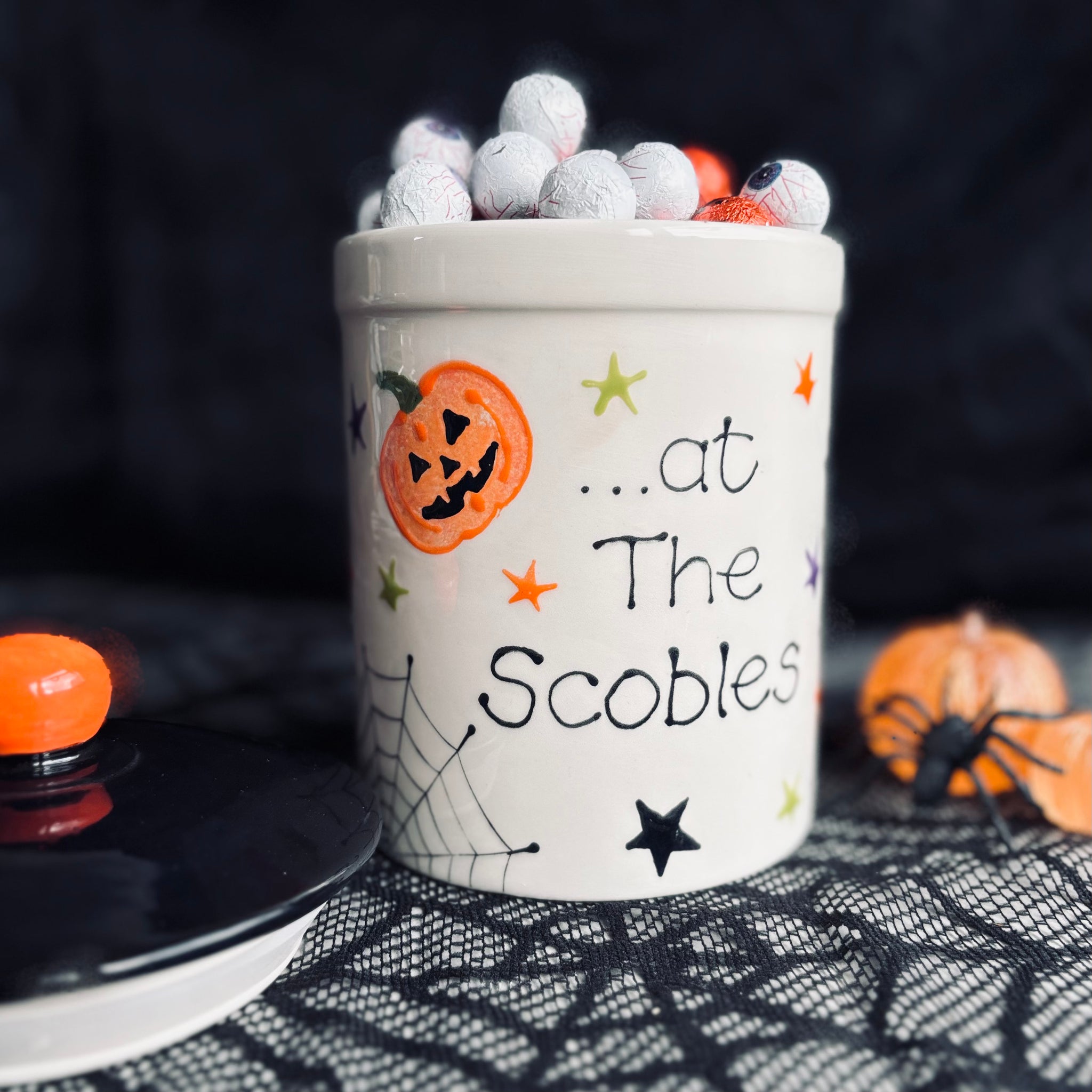 Personalised Halloween Sweet Jar