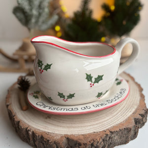 Classic Christmas Gravy Boat