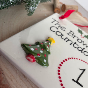 Personalised Christmas Countdown Tile