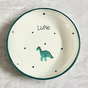 Personalised Dinosaur Dinner Set