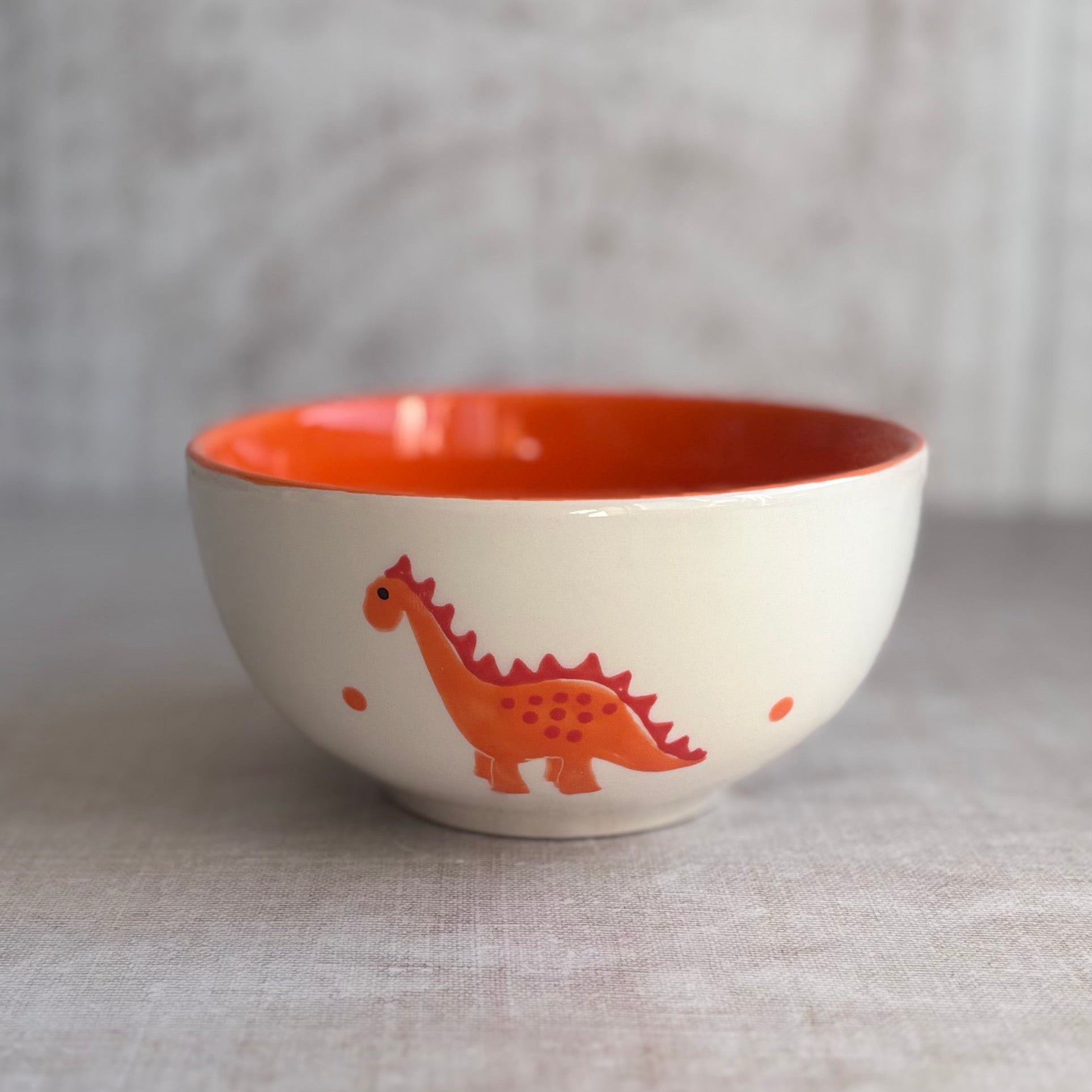 Personalised Dinosaur Cereal Bowl