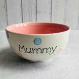 Personalised Spotty Dotty Cereal Bowl