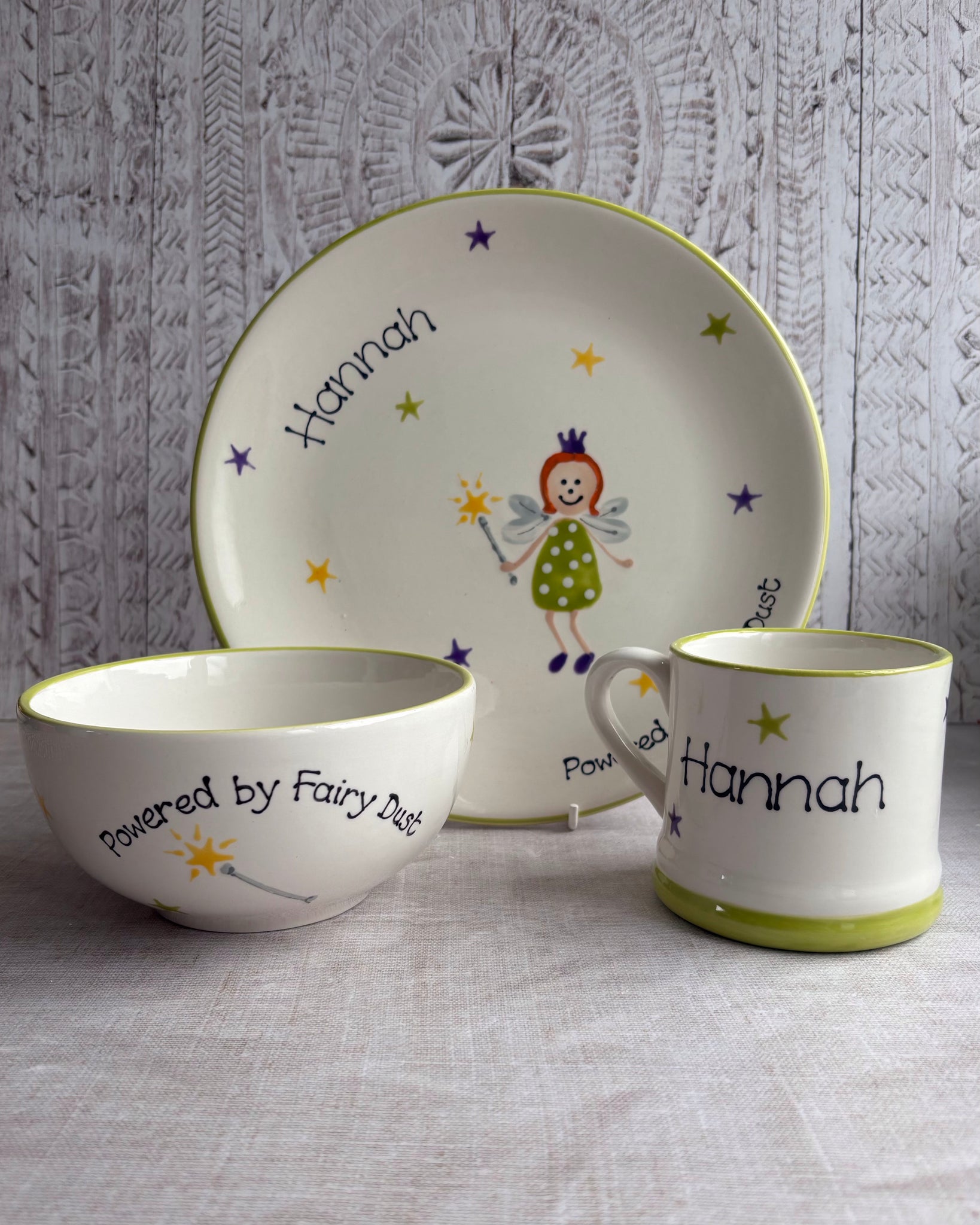 Personalised Fairy Dust Breakfast Set