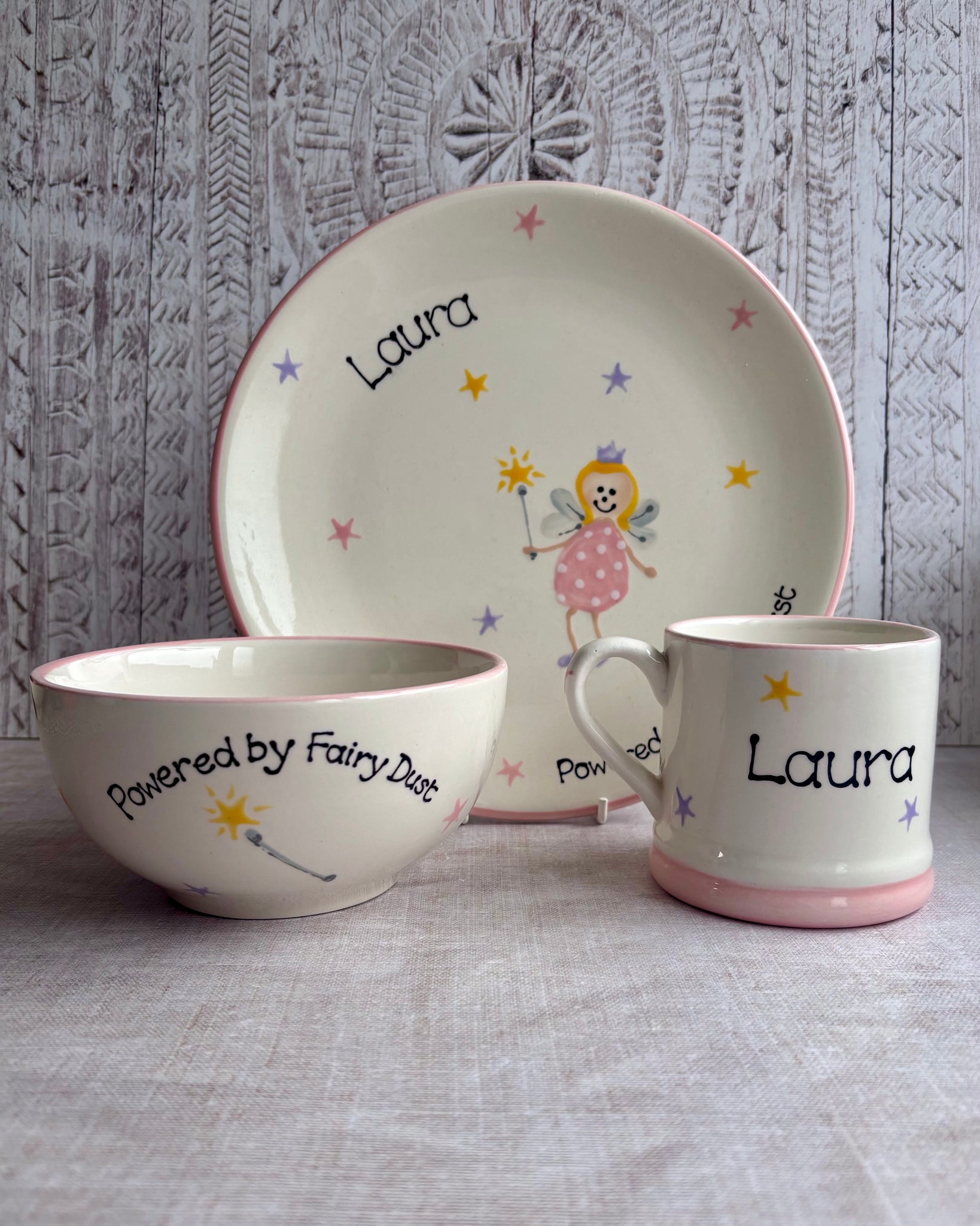 Personalised Fairy Dust Breakfast Set