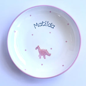 Personalised Dinosaur Pasta Bowl