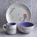 Mermaid Dreams Personalised  Dinner Set
