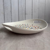 ColourSplash Oval Serving Tray