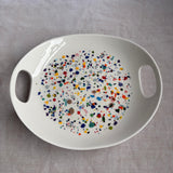 ColourSplash Oval Serving Tray
