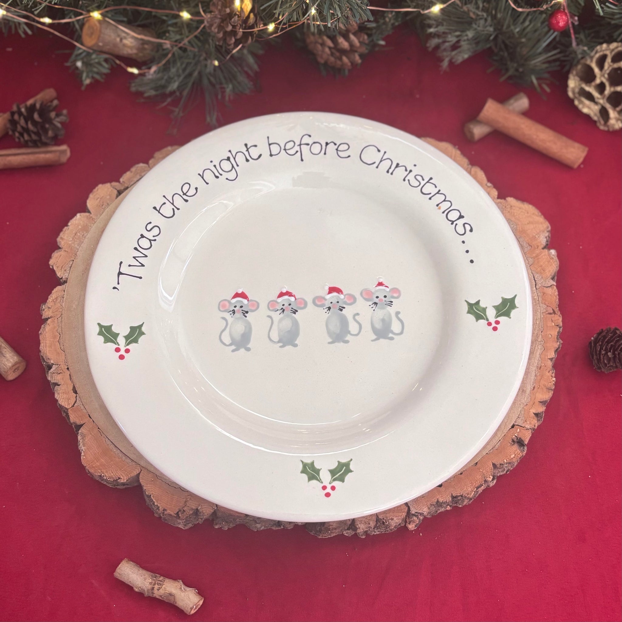 ‘Twas the night before Christmas Plate