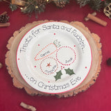 Classic Christmas Treats for Santa Plate