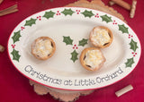 Classic Christmas Oval Serving Platter