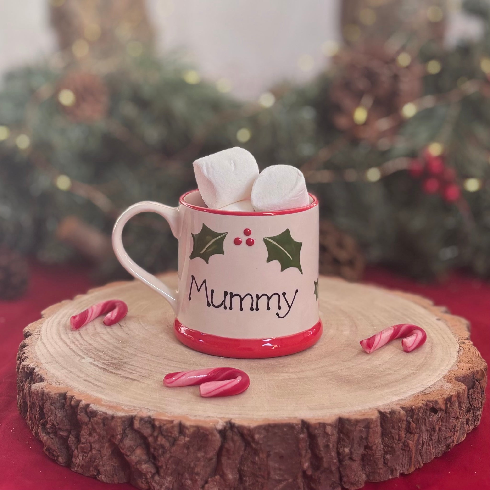 Classic Christmas Personalised Hot Chocolate Mug
