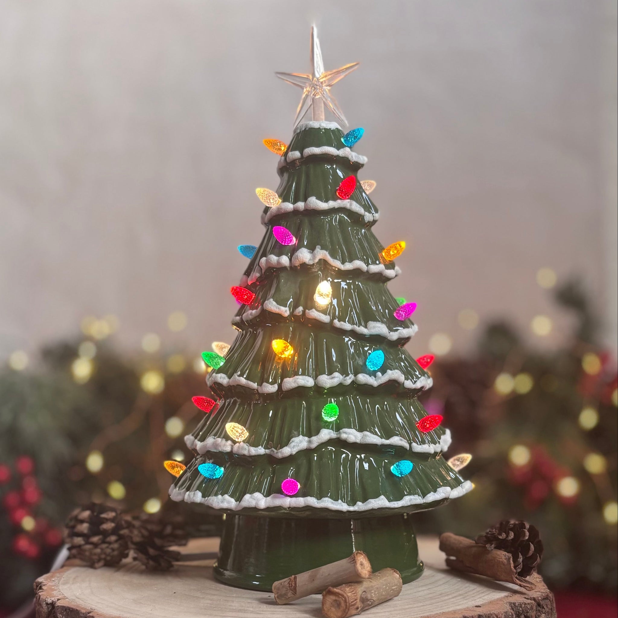 Vintage Style Ceramic Christmas Tree