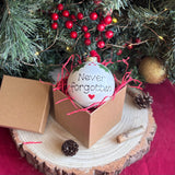 Personalised Classic Christmas Memorial Bauble