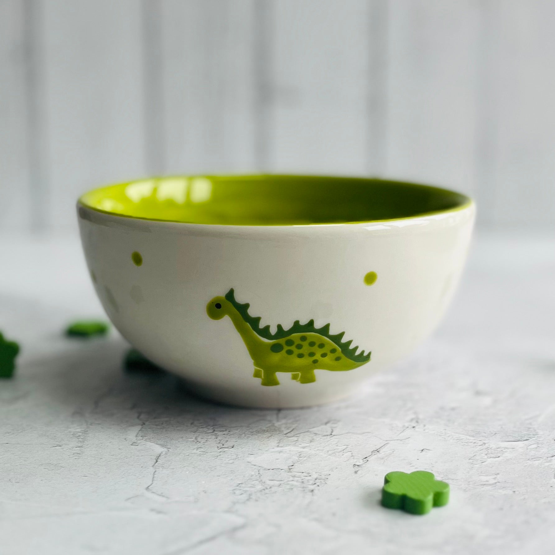 Personalised Dinosaur Cereal Bowl