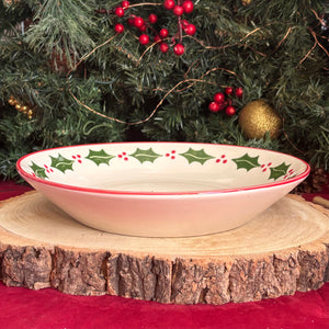 Classic Christmas Serving Bowl