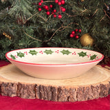 Classic Christmas Serving Bowl