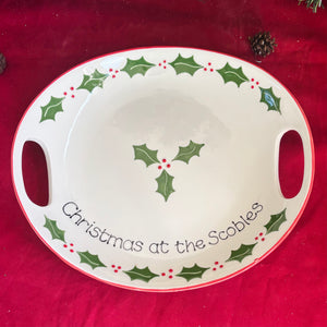 Classic Christmas Serving Tray