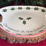 Classic Christmas Serving Bowl