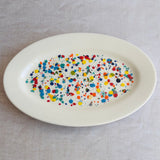 ColourSplash Oval Serving Tray