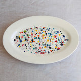 ColourSplash Oval Serving Platter