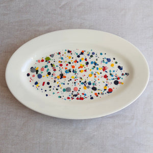 ColourSplash Oval Serving Platter