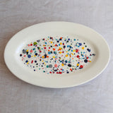ColourSplash Oval Serving Platter