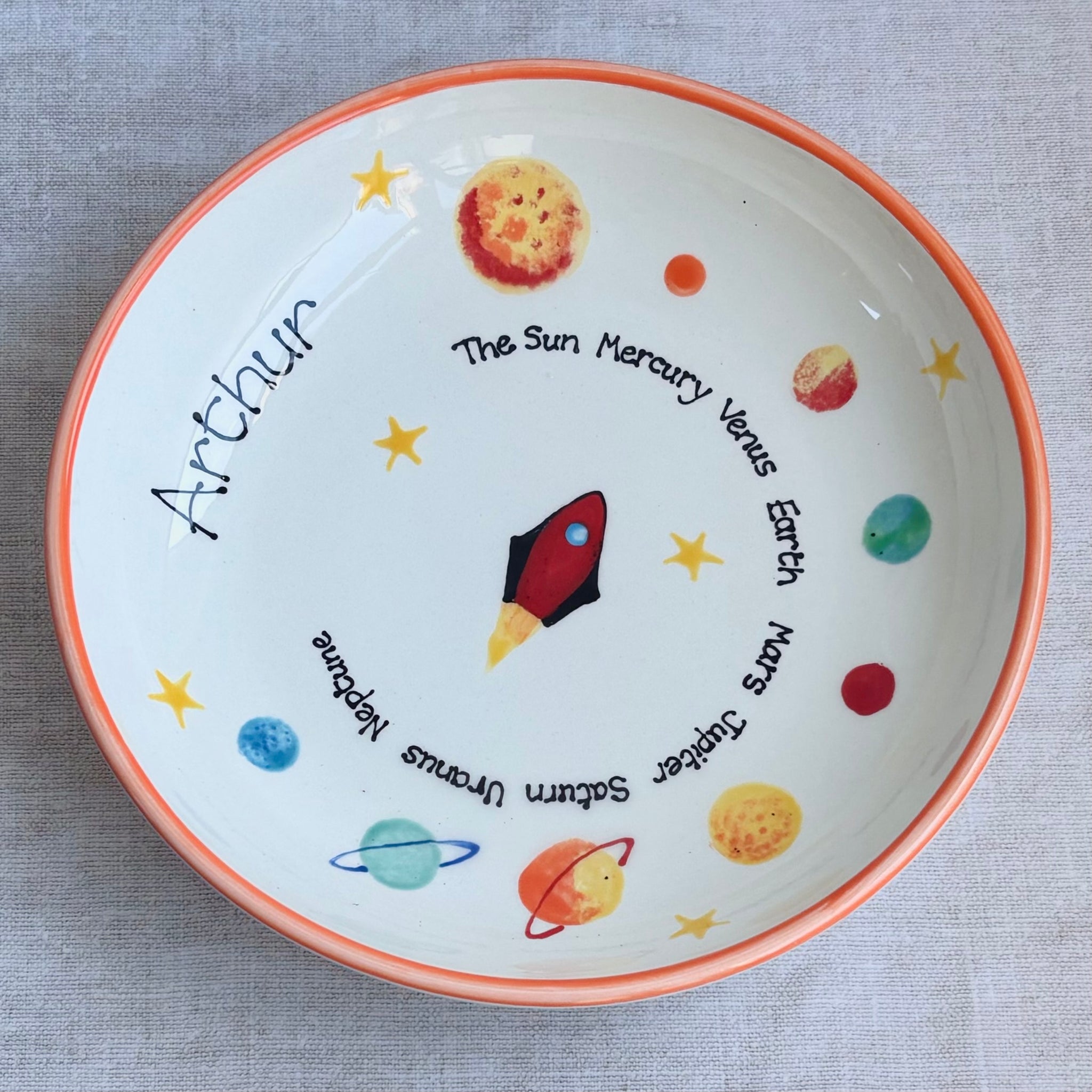 Personalised Planets Breakfast Set