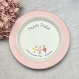 Personalised Fingerprint Families Plate