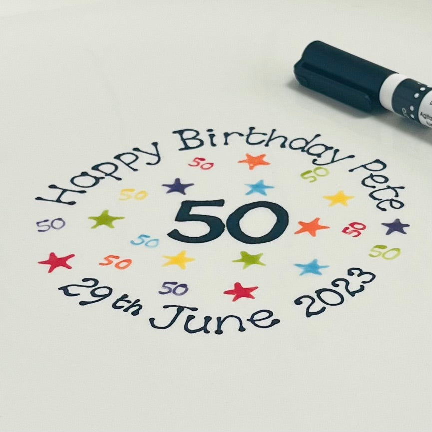 Personalised Birthday Signature Platter