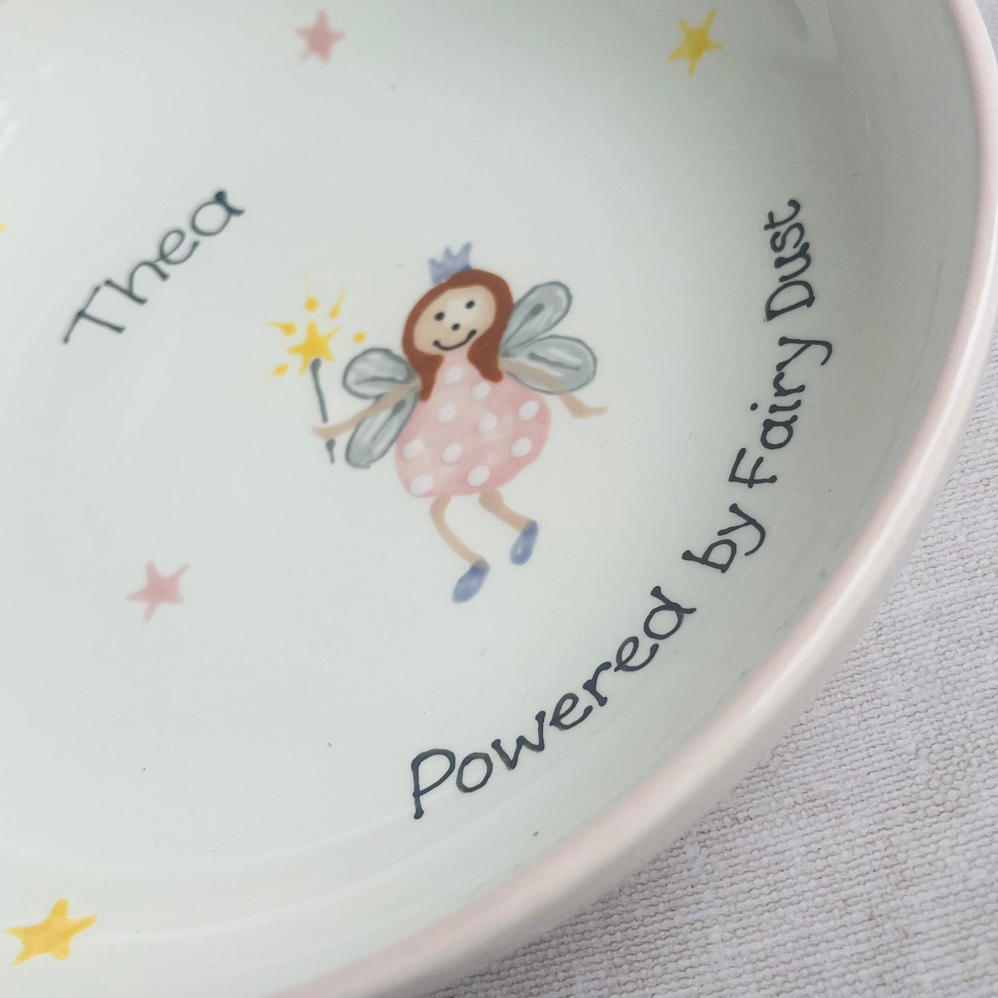 Personalised Fairy Dust Pasta Bowl