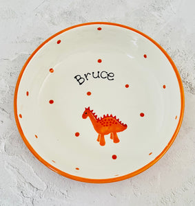 Personalised Dinosaur Pasta Bowl