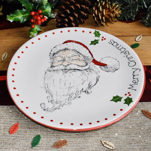 Vintage Santa Platter