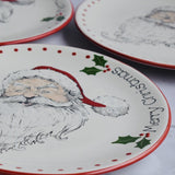 Vintage Santa Platter