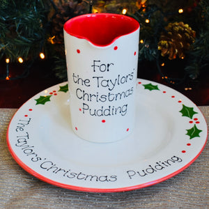 Classic Christmas Personalised Dinner Plate