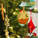 Christmas Pudding Personalised Decoration