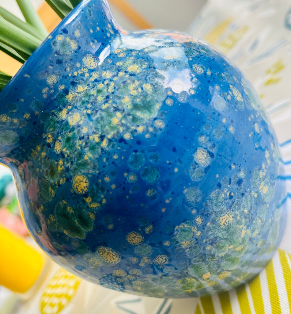 Blue Caprice Crystal Glaze Vase