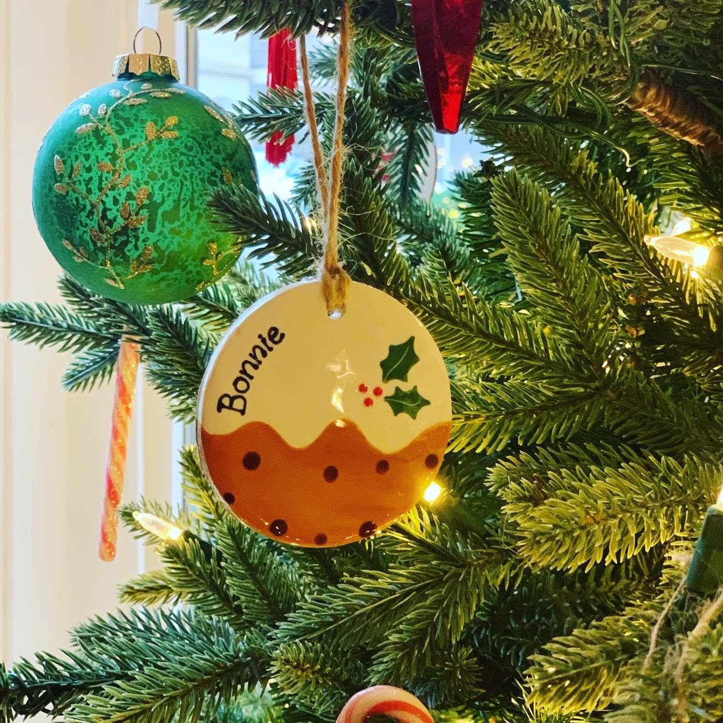 Christmas Pudding Personalised Decoration